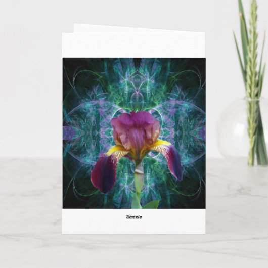 Gorgey Iris wird bald gesund Karte (Rückseite)