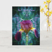 Gorgey Iris wird bald gesund Karte (Gelbe Blume)