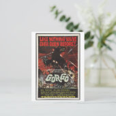 Gorgo 1961 Sci Fi Horror Film Retro Postkarte (Stehend Vorderseite)
