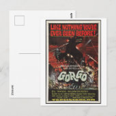 Gorgo 1961 Sci Fi Horror Film Retro Postkarte (Vorne/Hinten)
