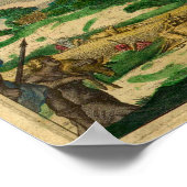 Gorgoeus Alte Weltkarte Poster (Ecke)