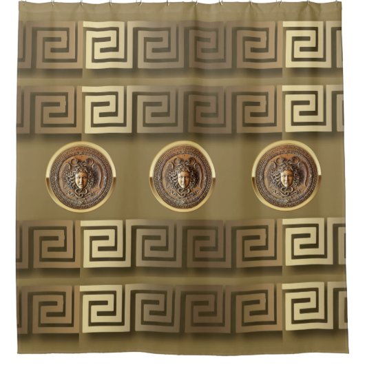 Gorgon Duschvorhang (Vorderseite)