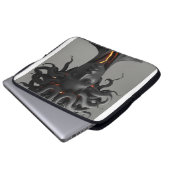Gorgon Geometric Graphite Laptop Sleeve (Vorne Knopf)