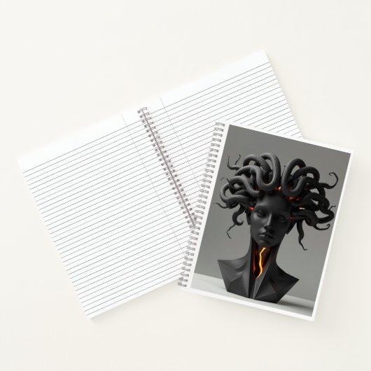 Gorgon Geometric Graphite Notebook Notizblock (Innenseite)