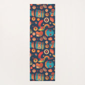 Gorgon Retro Personalisiertes Muster Yogamatte (Rückseite)