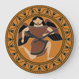 Gorgon: Terracotta kylix Siana Cup Große Wanduhr