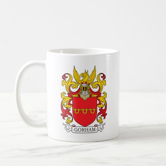 Gorham Familienwappen Kaffeetasse (Links)