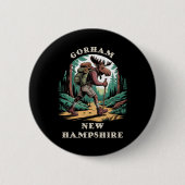 Gorham New Hampshire Nh Mountains Hiking Trail Moo Button (Vorderseite)