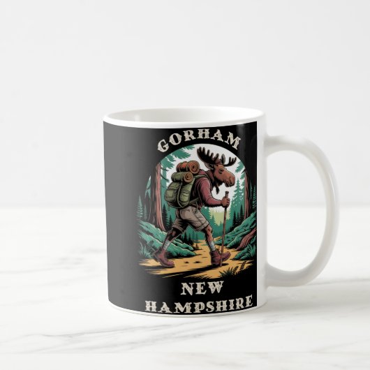 Gorham New Hampshire Nh Mountains Hiking Trail Moo Kaffeetasse (Rechts)