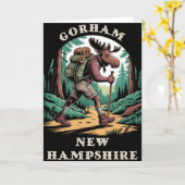 Gorham New Hampshire Nh Mountains Hiking Trail Moo Karte (Gelbe Blume)