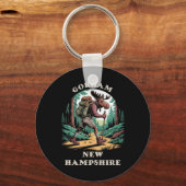 Gorham New Hampshire Nh Mountains Hiking Trail Moo Schlüsselanhänger (Vorderseite)