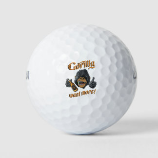 Gorila Beer White Golfball