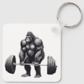 Gorila Deadlift Schlüsselanhänger (Rückseite)