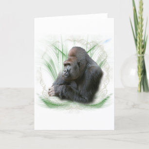 Gorilla1 Feiertagskarte