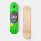 Gorilla 3D Skateboard (Vorderseite)