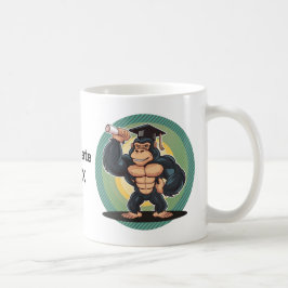 Gorilla Abschluss Personalisiert Kaffeetasse