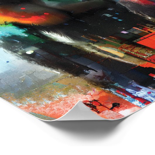 Gorilla Abstrakt Poster (Ecke)