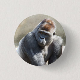 Gorilla Abzeichen Button
