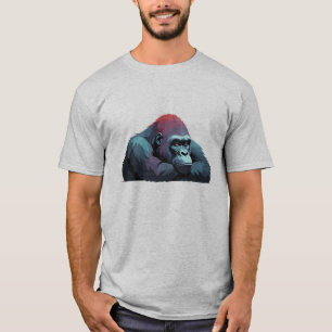 Gorilla Adorable Süße Tier Schlafen Entspannen Spa T-Shirt