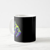 Gorilla-Affe-Gym-Kleidung Bodybuilding-Training Mo Kaffeetasse (Vorderseite Links)
