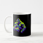 Gorilla-Affe-Gym-Kleidung Bodybuilding-Training Mo Kaffeetasse (Links)