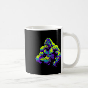 Gorilla-Affe-Gym-Kleidung Bodybuilding-Training Mo Kaffeetasse