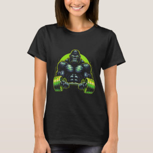 Gorilla-Affe-Gym-Kleidung Bodybuilding-Training Mo T-Shirt