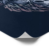 Gorilla African Print | Gorilla Animal Print Poster (Ecke)