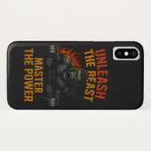 Gorilla Alpha Strength Power – Fitness Muscle Gift Case-Mate iPhone Hülle (Rückseite (Horizontal))