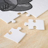 Gorilla als Handwerker mit Wrench Puzzle (Seite)