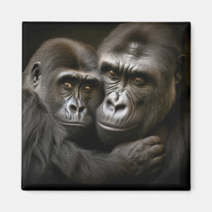 Gorilla Ape Animal Wild Beauty Freedom Magnet