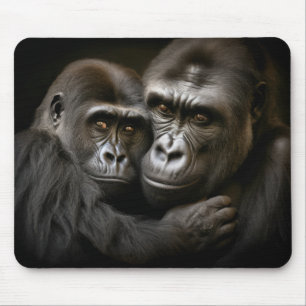Gorilla Ape Animal Wild Beauty Freedom Mousepad
