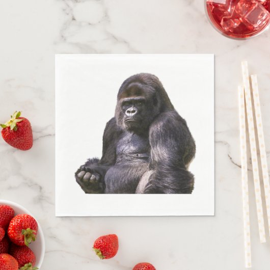 Gorilla Ape Monkey Serviette (Beispiel)