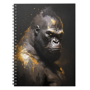 Gorilla Ape Portrait Die Natur Notizblock