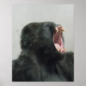 Gorilla Ape Print Poster Kunst Mural (Vorne)