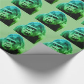 Gorilla Artwork Geschenkpapier (Ecke)
