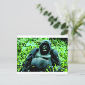 Gorilla Artwork Postkarte (Stehend Vorderseite)