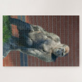 Gorilla auf einem Felsen Puzzle (Horizontal)