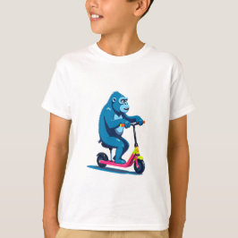 Gorilla auf einem Kinderwagen - Funny Kids T - Shi T-Shirt