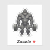 Gorilla Aufkleber (Blatt)