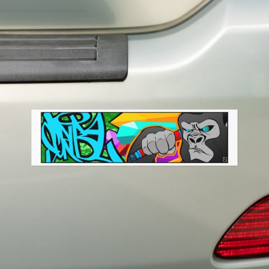 Gorilla Autoaufkleber (Auf Auto)