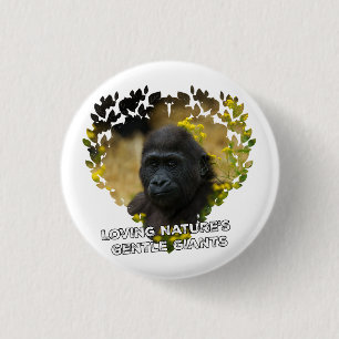 Gorilla Baby - Die sanften Giganten der Natur lieb Button