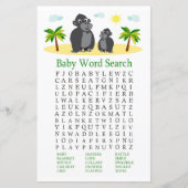 Gorilla Baby Shooter Word Search Game (Vorderseite)
