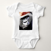 Gorilla Baby Strampler (Vorderseite)