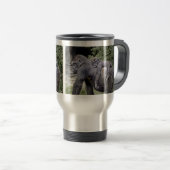 Gorilla-Baby-u. Mama-Doppelpol Reisebecher (VorderseiteRechts)