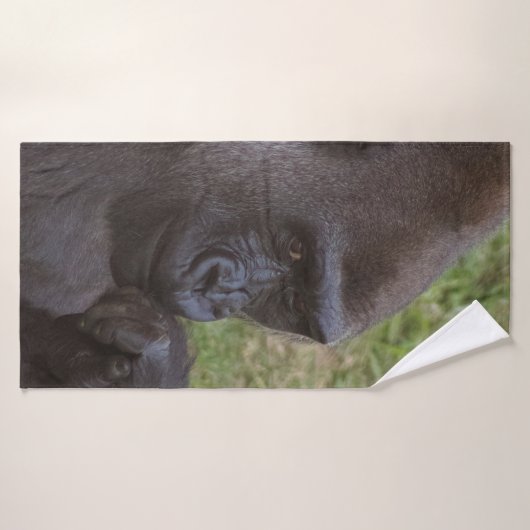 Gorilla Badehandtuch (Badehandtuch)