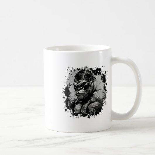Gorilla Beast Muscles Workout Bodybuilding Boxing Kaffeetasse (Rechts)
