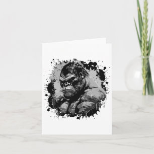 Gorilla Beast Muscles Workout Bodybuilding Boxing Karte