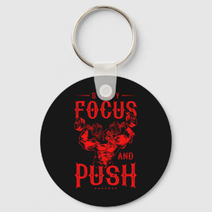 Gorilla Beast Quote Workout Fitness Bodybuilding G Schlüsselanhänger