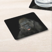 Gorilla Biddy Classic Rechteckiger Pappuntersetzer (angewinkelt)